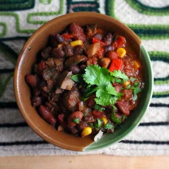 Smoky Vegetarian Chili