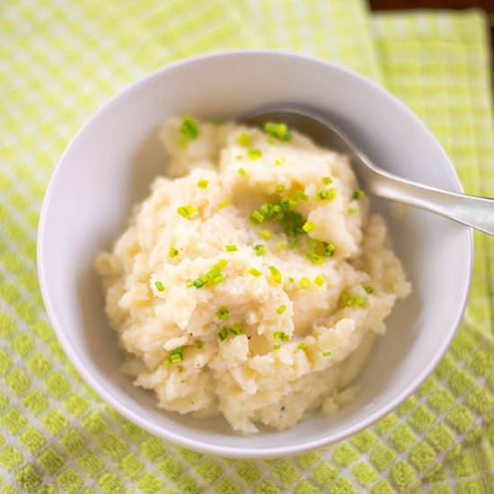 Cauliflower “Mashed Potatoes”