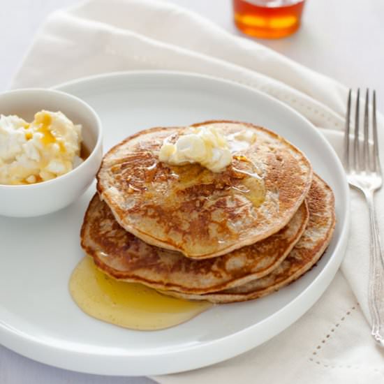 Whole-Wheat and Ricotta Pancakes