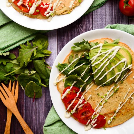 Lentil + Quinoa Protein Pancakes