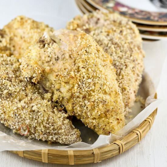 Baked Almond Crusted Chicken