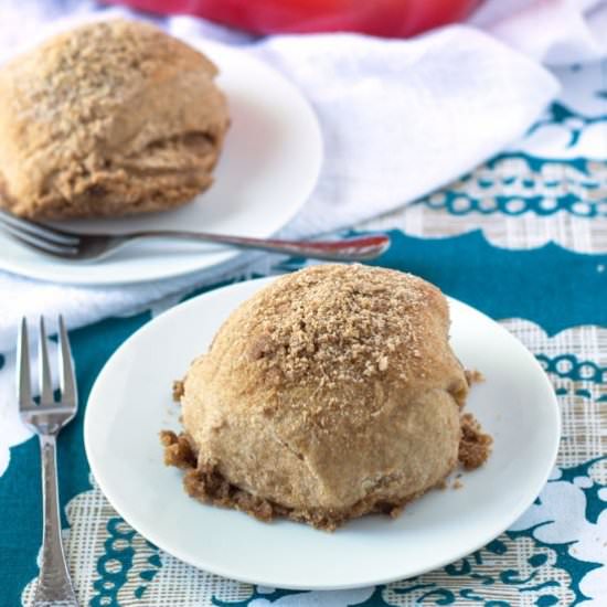 Double Stuffed Cinnamon Crumb Buns