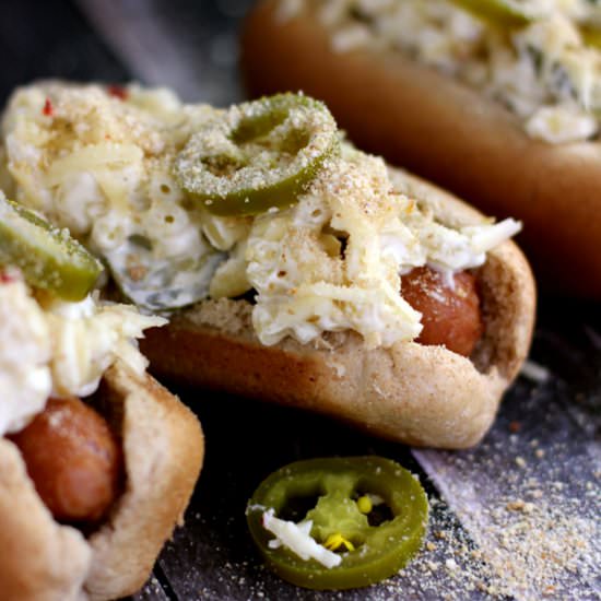 Jalapeno Popper Mac and Cheese Brat