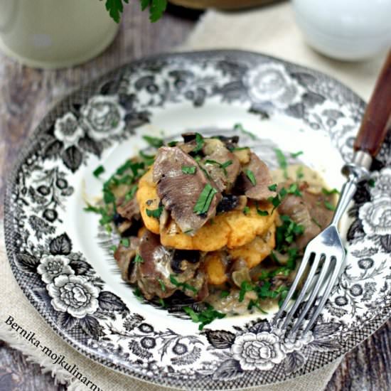 Tongues of Pork with Potato Pancake