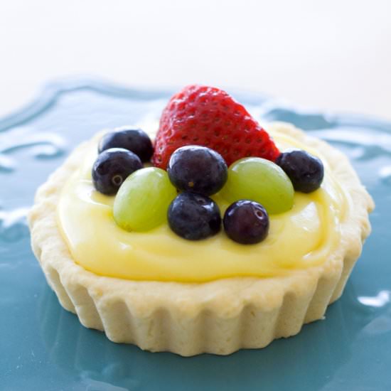 Sugar Cookie Fruit Tarts