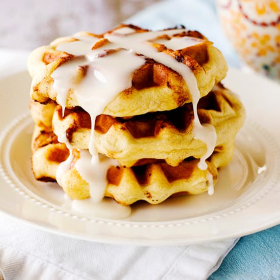 Cinnamon Roll Waffle