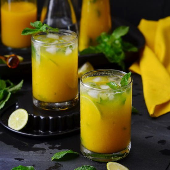 Mango-Ginger Virgin Mojito