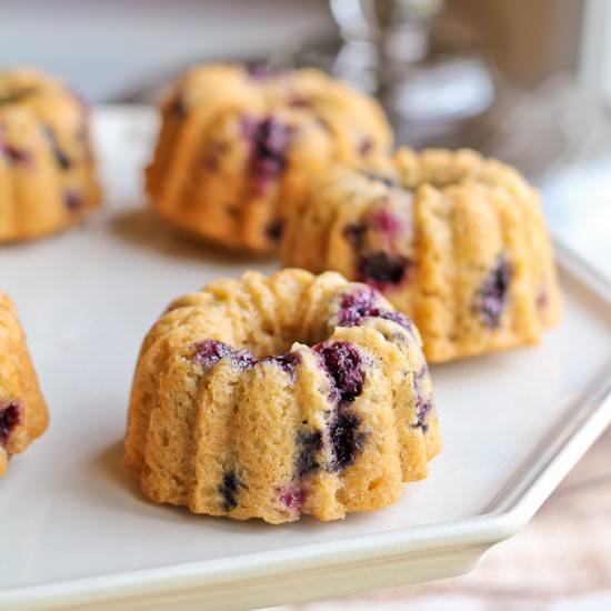 Blueberry Breakfast Bundtlettes