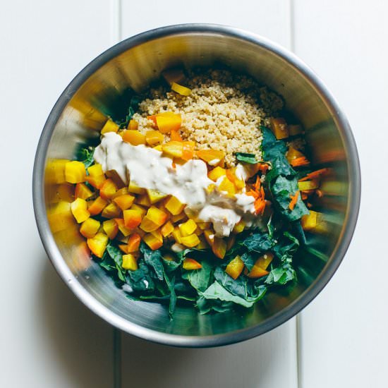 Roasted Golden Beetroot + Quinoa