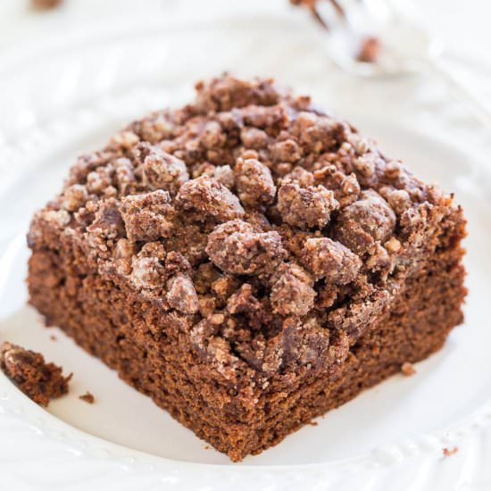 Cocoa Crumble Chocolate Mocha Cake