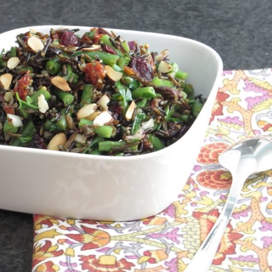 Green Bean and Wild Rice Salad