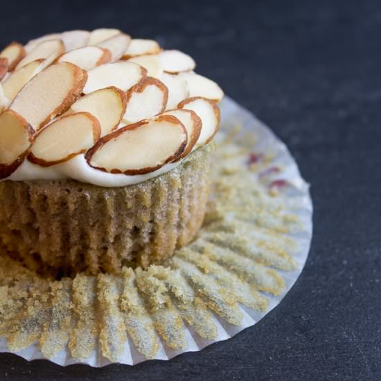 Cherry Almond Cupcakes