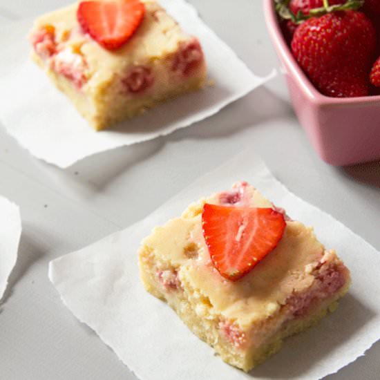 Strawberry and Lemon Bars