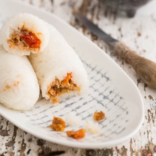 Indonesian Lemper with Tuna