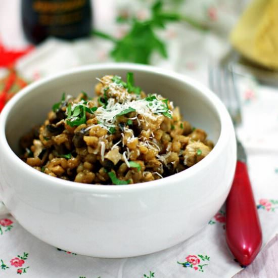 Hulled with Cider Risotto