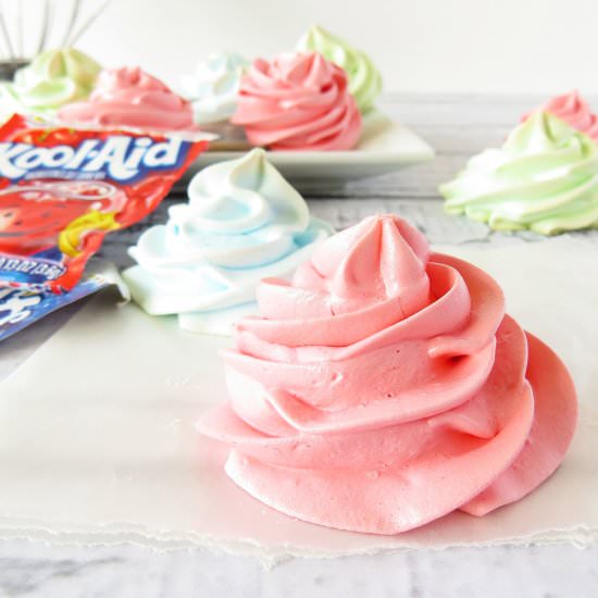 Kool-Aid Meringue Cookies