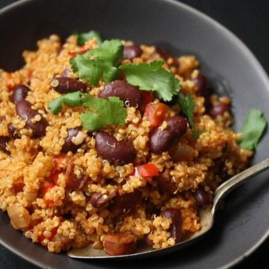 Spanish Quinoa Pilaf