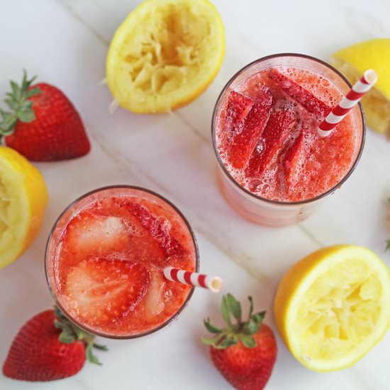 Strawberry Sparkling Lemonade