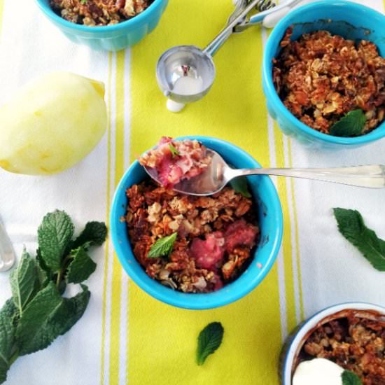 Strawberry Rhubarb Crisp