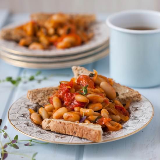 Posh Beans On Toast
