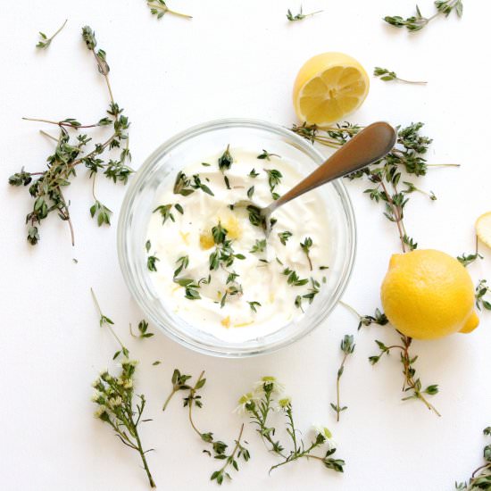 Lemon-Thyme Quark Dip