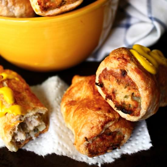 Chicken & Bacon Sasusage Rolls