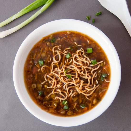 Vegetable Manchow Soup