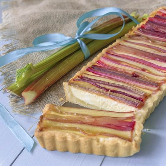 Rhubarb and Mascarpone Tart