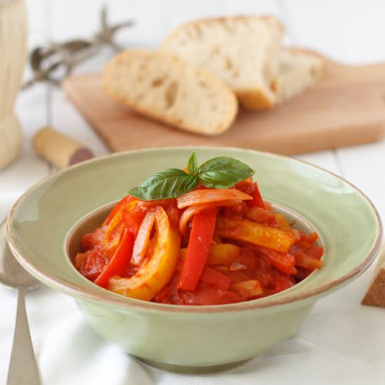 Peperonata (Stewed Bell Peppers)
