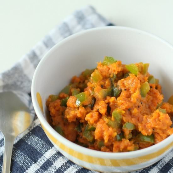 Bell Pepper & Gram Flour Curry