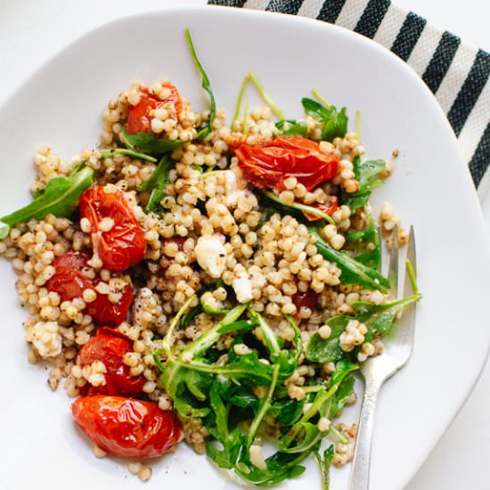 Sorghum, Tomato and Arugula Salad