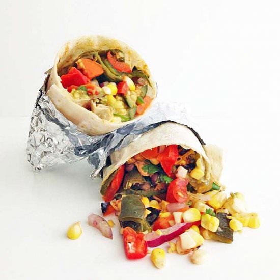 Roasted Veggie Burrito