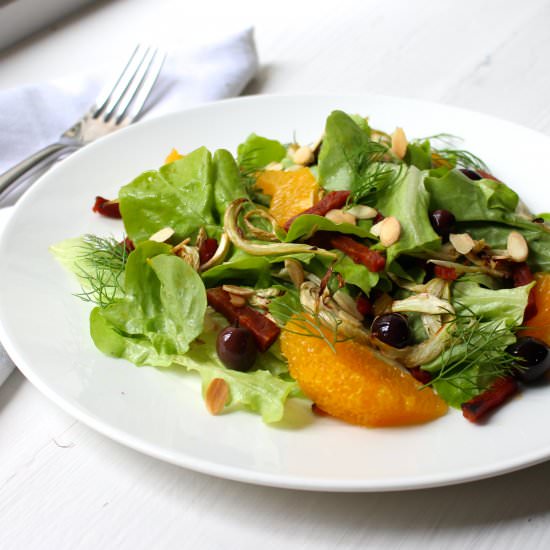 Chorizo, Fennel and Orange Salad