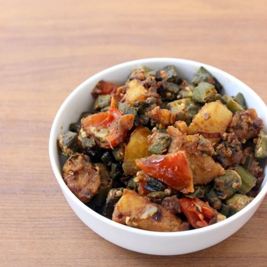 Aloo Bhindi Sabzi