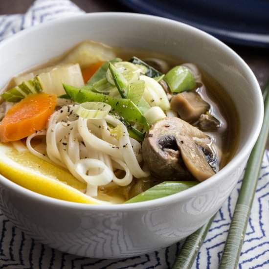 Asian Vegetable Noodle Soup
