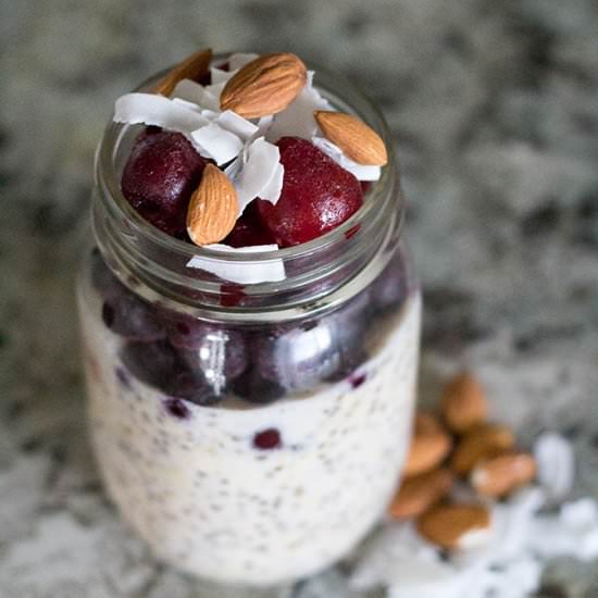 Coconut Chia Overnight Oats