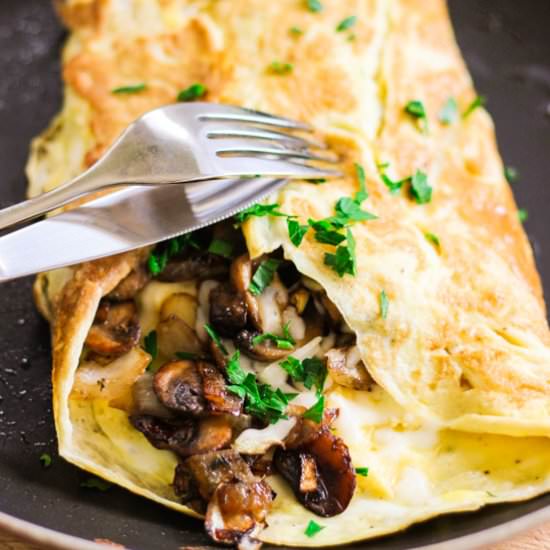 Omelet with Mushrooms