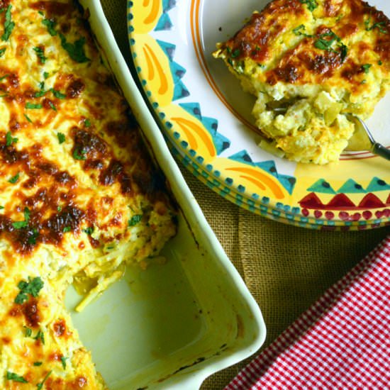 Overnight Mexican Egg Casserole