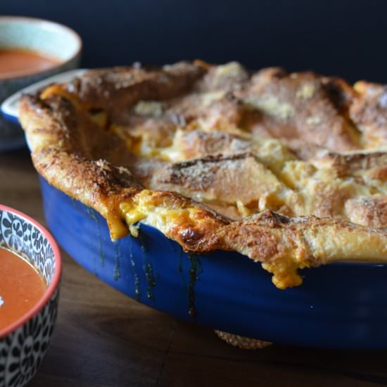 Grilled Cheese Bread Pudding