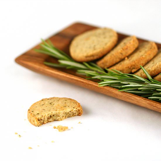 Parmesan & Almond Cocktail Cookies