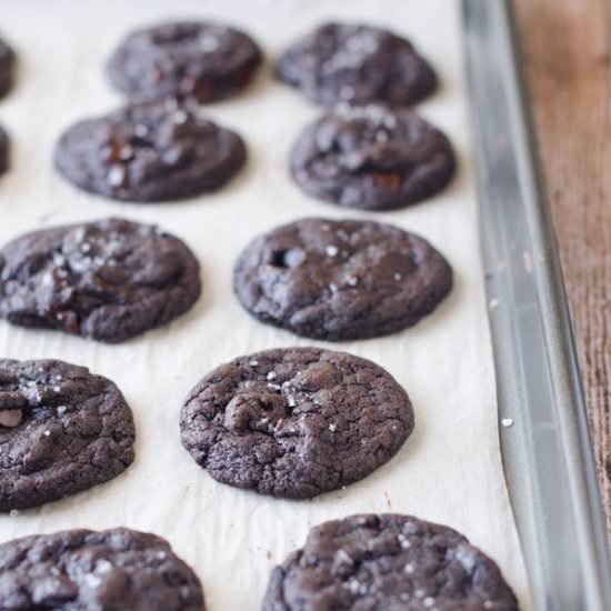 Dark Chocolate Olive Oil Cookies