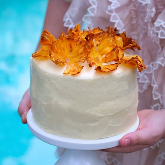 Hummingbird Cake with Pineapple