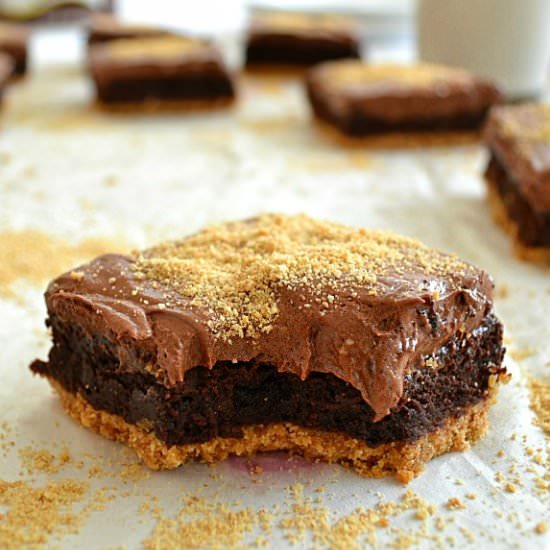 Fudgy Graham Brownies