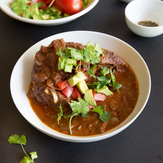 Slow Cooker Chocolate Chicken Mole