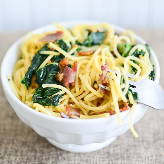 Springtime Pasta Carbonara