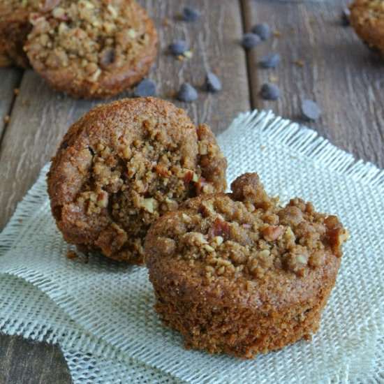 Streusel Topped Choc.Chip Muffins