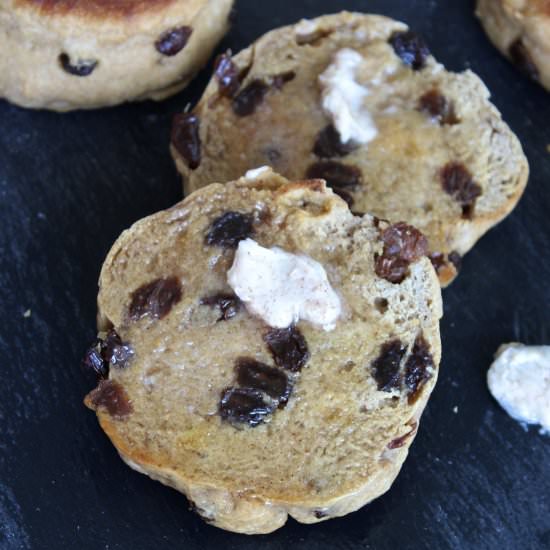 Cinnamon Raisin English Muffins