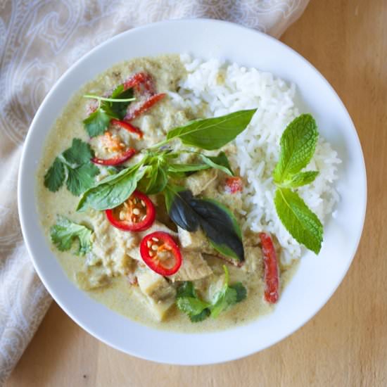 Thai Green Curry with Chicken