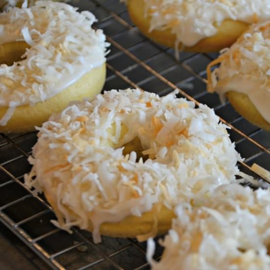 Baked Coconut Donuts
