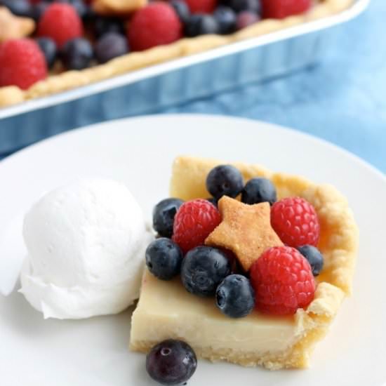 4th of July Slab Pie